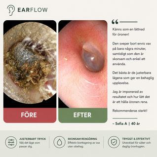 EarFlow 3.0™ – Kristallklart ljud, utan klinikbesök