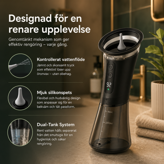 EarFlow 3.0™ – Kristallklart ljud, utan klinikbesök