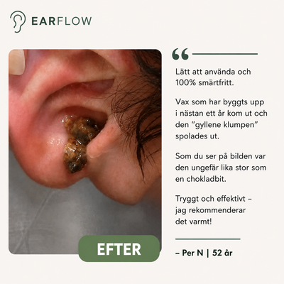 EarFlow 3.0™ – Kristallklart ljud, utan klinikbesök