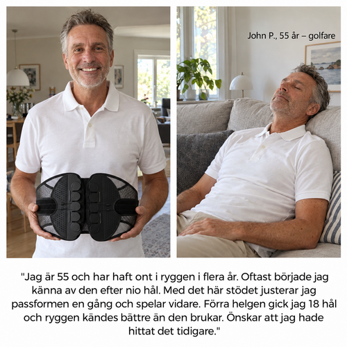 STYRN SwingSupport™ – Ryggstöd för dig som vill fortsätta spela golf