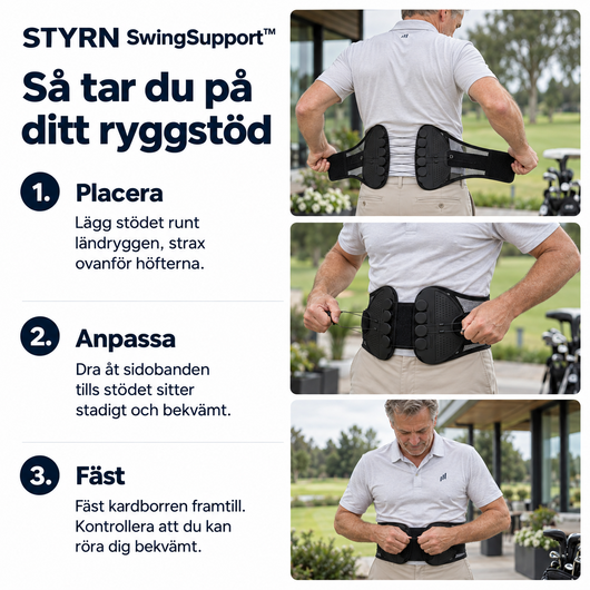 STYRN SwingSupport™ – Ryggstöd för dig som vill fortsätta spela golf